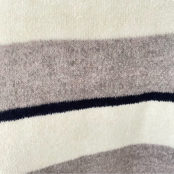 Anthropologie Pencey Striped Longline Sleeveless Cardigan Vest in Size Large - Picture 7 of 8